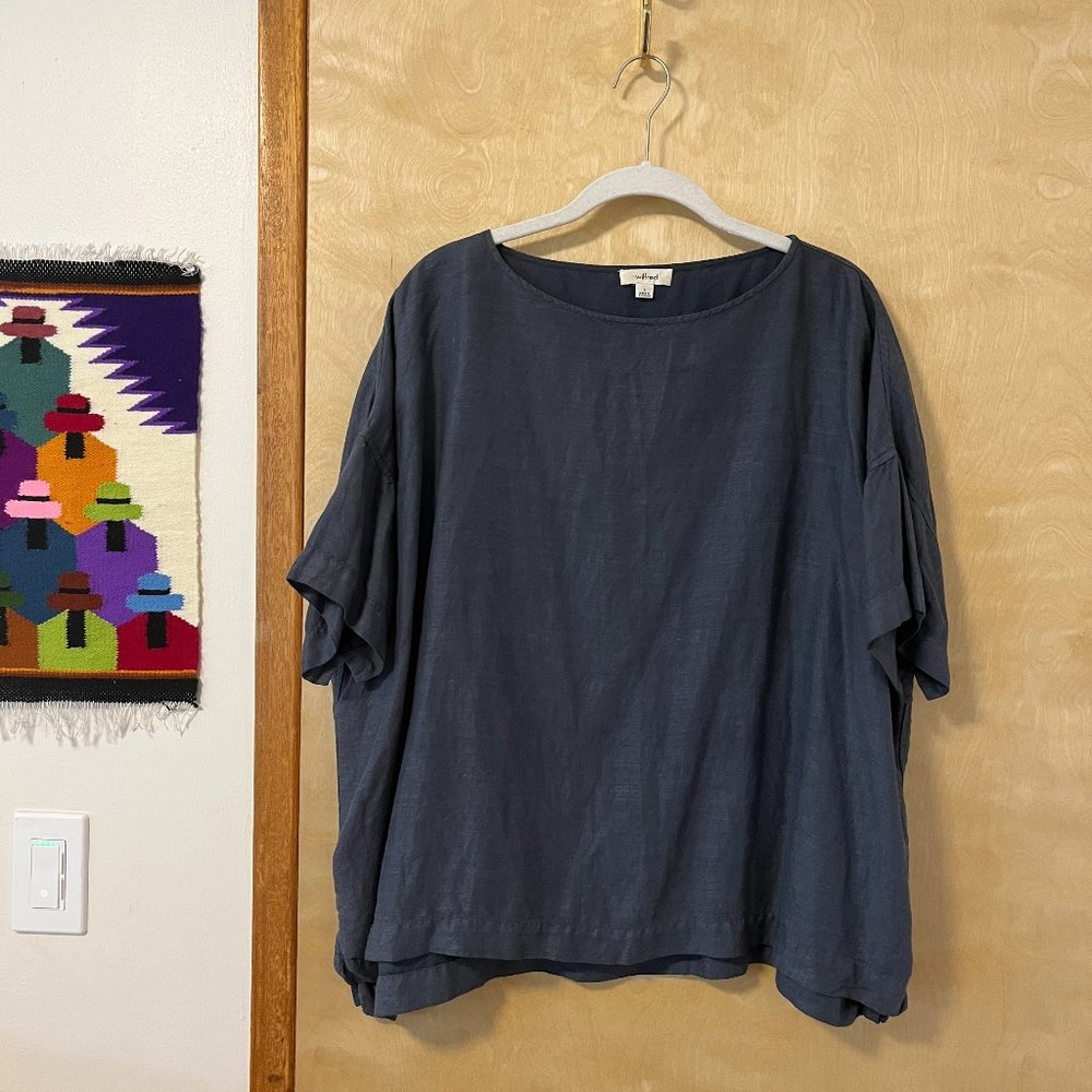 Aritzia Wilfred Short Sleeve Blouse